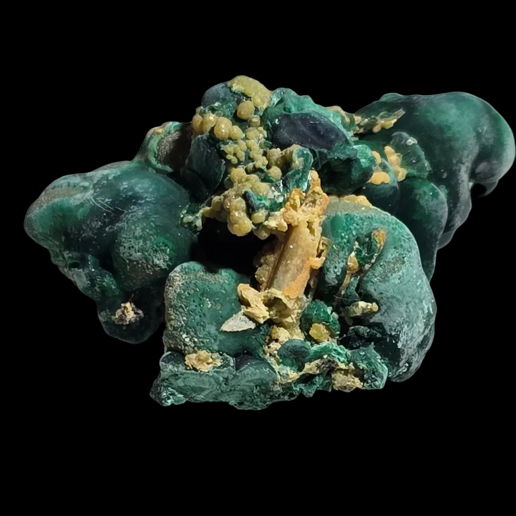 MALACHITE, WULFENITE Rum Jungle, Northern Territory Australia (miniature)