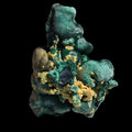 MALACHITE, WULFENITE Rum Jungle, Northern Territory Australia (miniature)