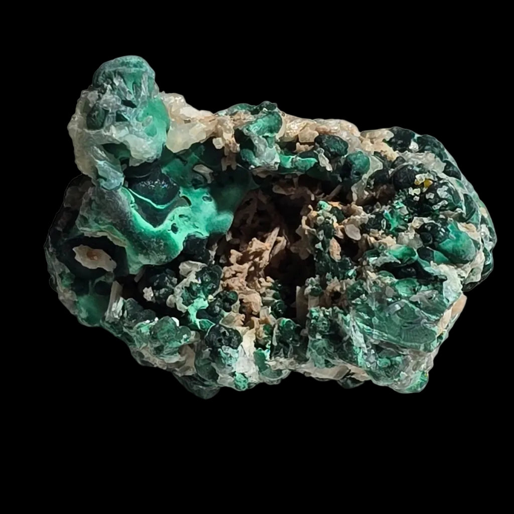 MALACHITE, WULFENITE Rum Jungle, Northern Territory Australia (miniature)