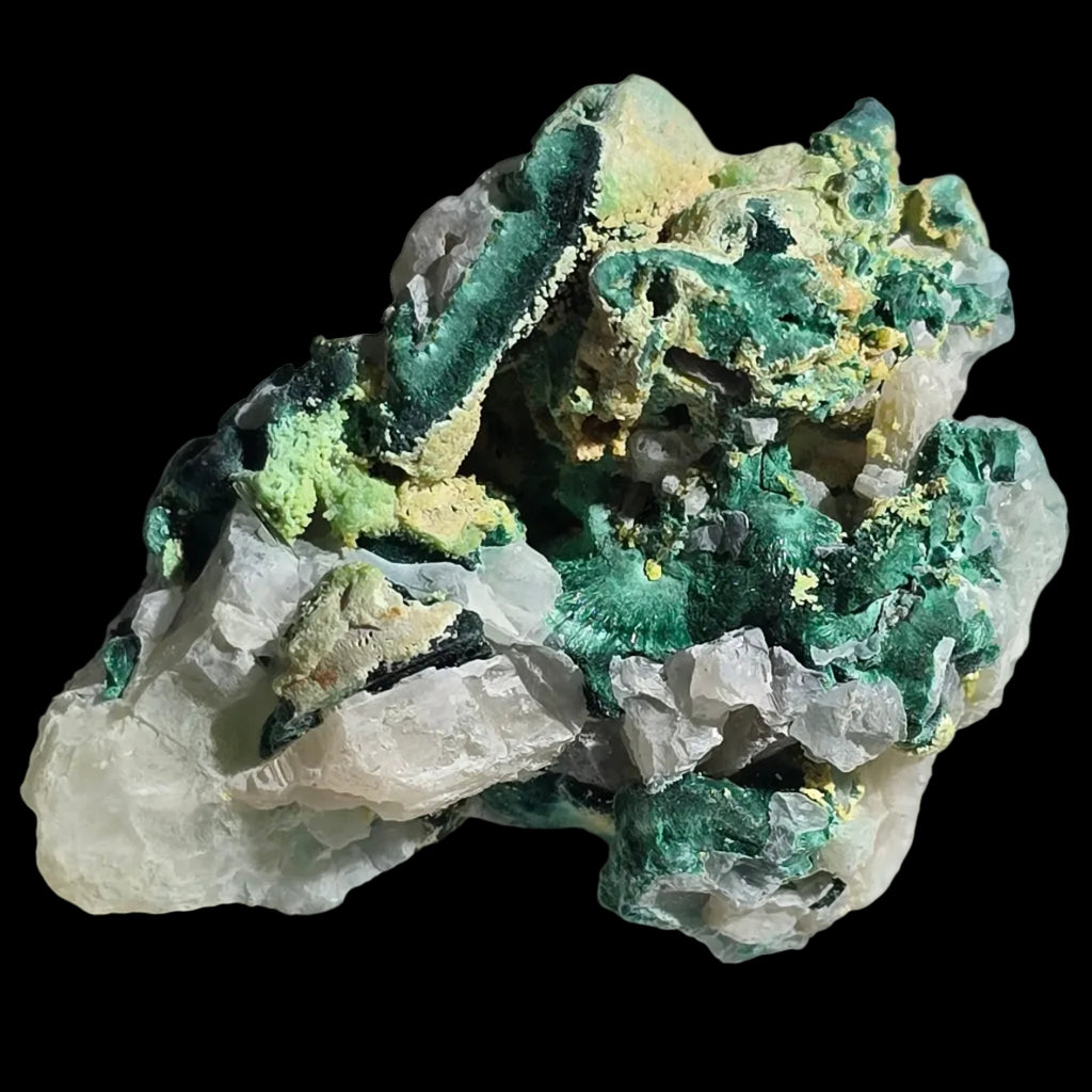 MALACHITE, WULFENITE, CERUSSITE Rum Jungle, Northern Territory Australia (miniature)