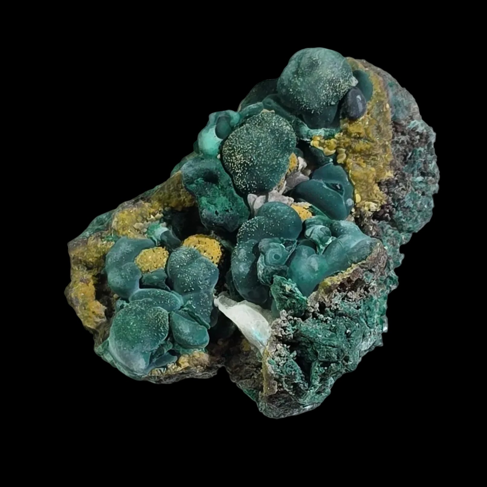 MALACHITE, WULFENITE, CERUSSITE Rum Jungle, Northern Territory Australia (miniature)