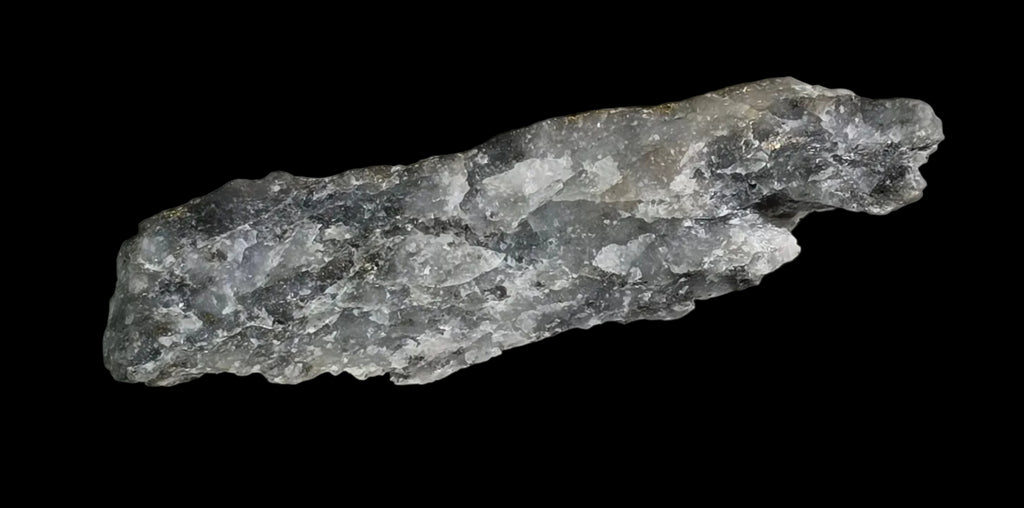 GOLD (ORE) , Muscovite, Chalcopyrite in quartz, Henty Gold Mine, Rosebery, Tasmania