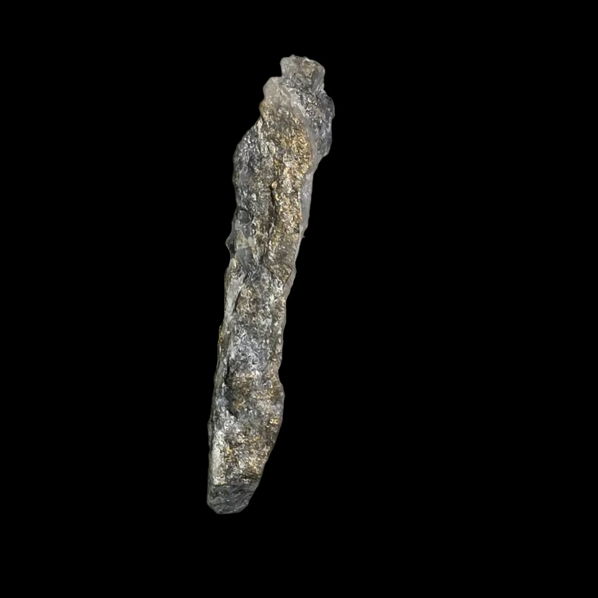 GOLD (ORE) , Muscovite, Chalcopyrite in quartz, Henty Gold Mine, Rosebery, Tasmania