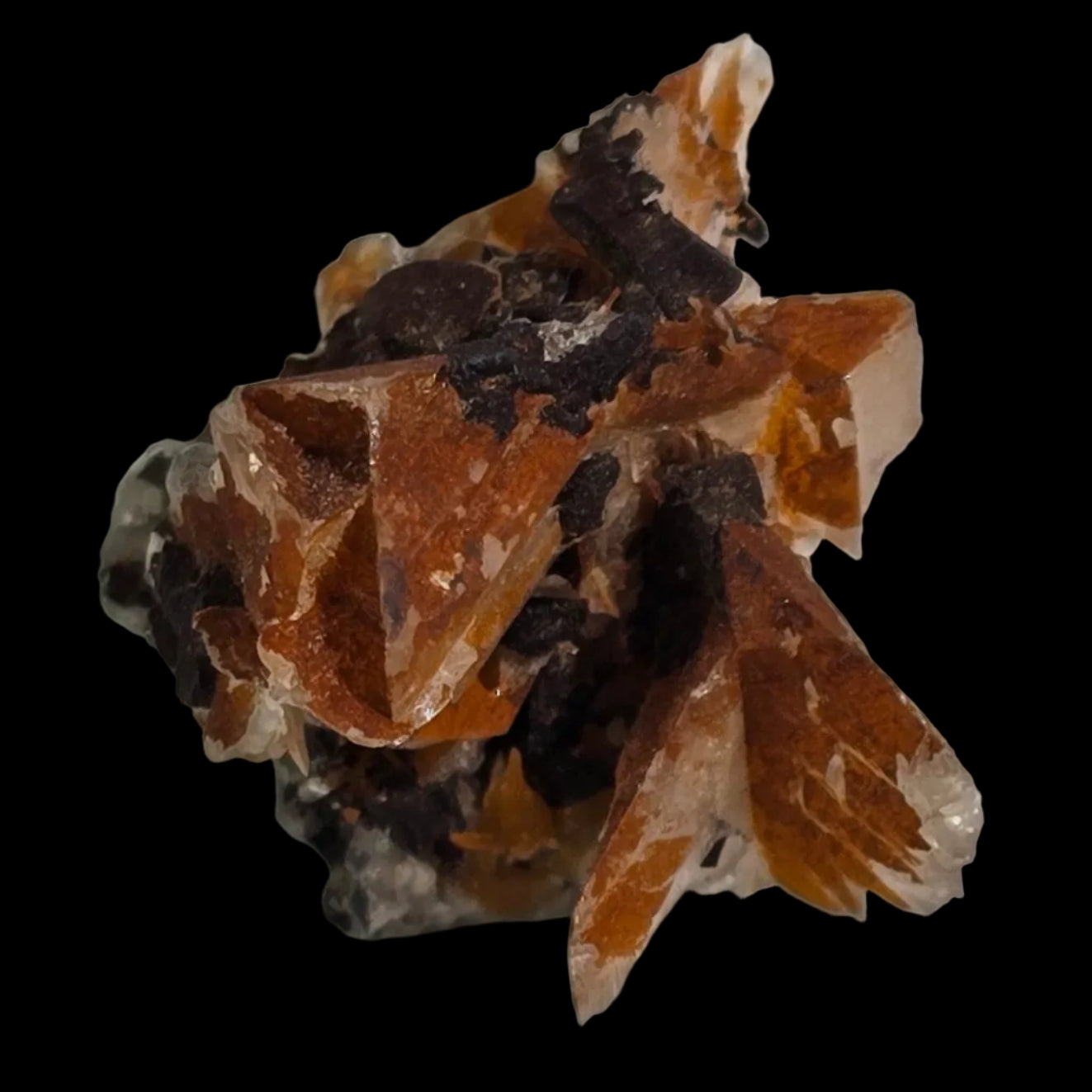 BARYTE, CERUSSITE et GALENA, Bassin de Mibladen Haute Moulouya ceinture Zeida-Aouli-Mibladen Province de Midelt (miniature)