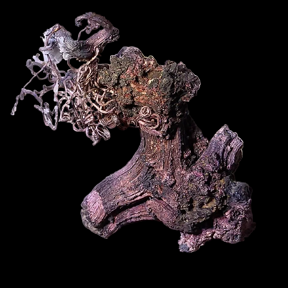 SILBER, Endeavor Mine (Elura Mine) Cobar Robinson Co. NSW Australien (Mikromount)