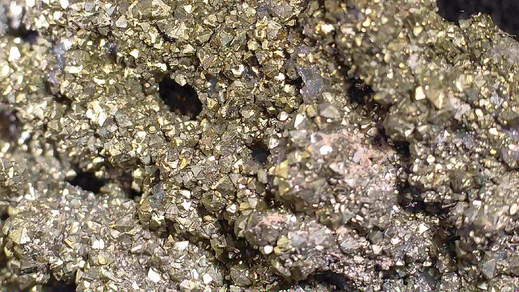 PYRIT, CLEVELAND MINE, LUINA, TASMANIEN
