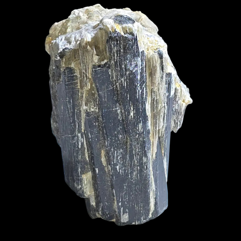 SCHORL (BLACK TOURMALINE) with MUSCOVITE, Rio Grande do Norte, Brazil