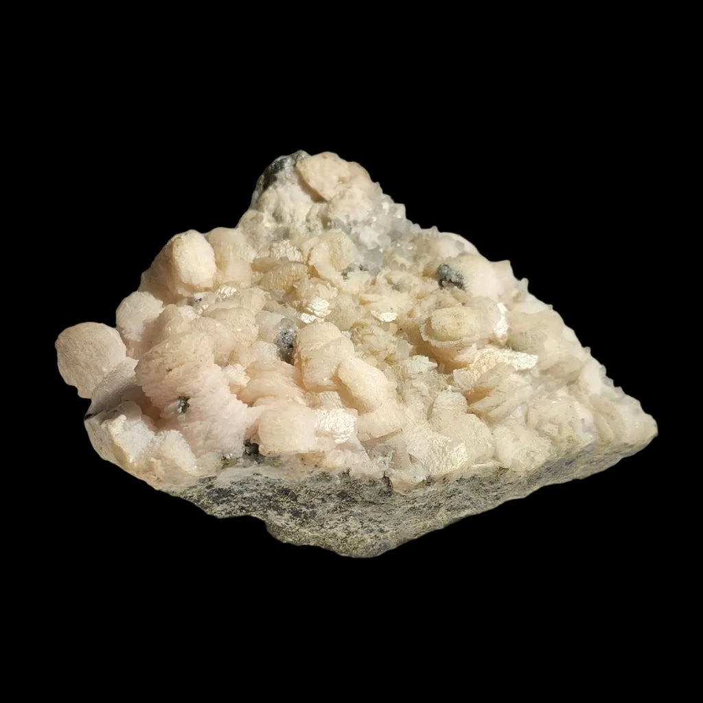 Aragonite, Quartz, Pyrite , Odha quarry Nashik District Nashik Division Maharasha INDIA (Cabinet)