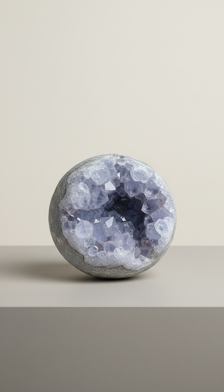 Collector-Grade Celestite Geode