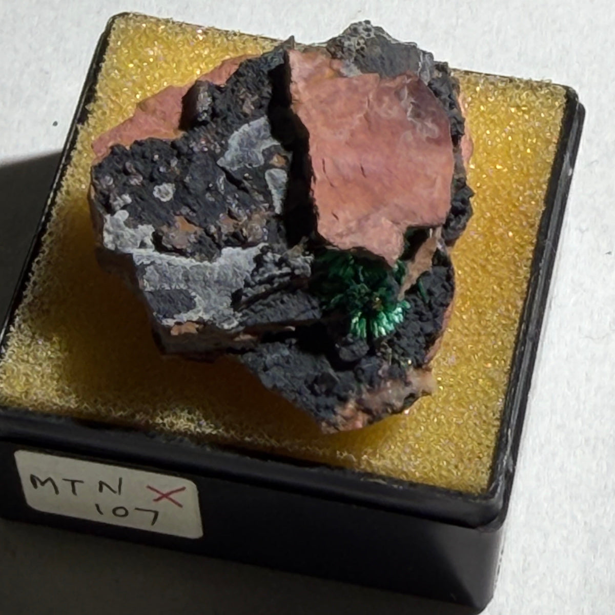 MALACHIT, BURRA BURRA KUPFERMINE, SÜDAUSTRALIEN (small cabinet)