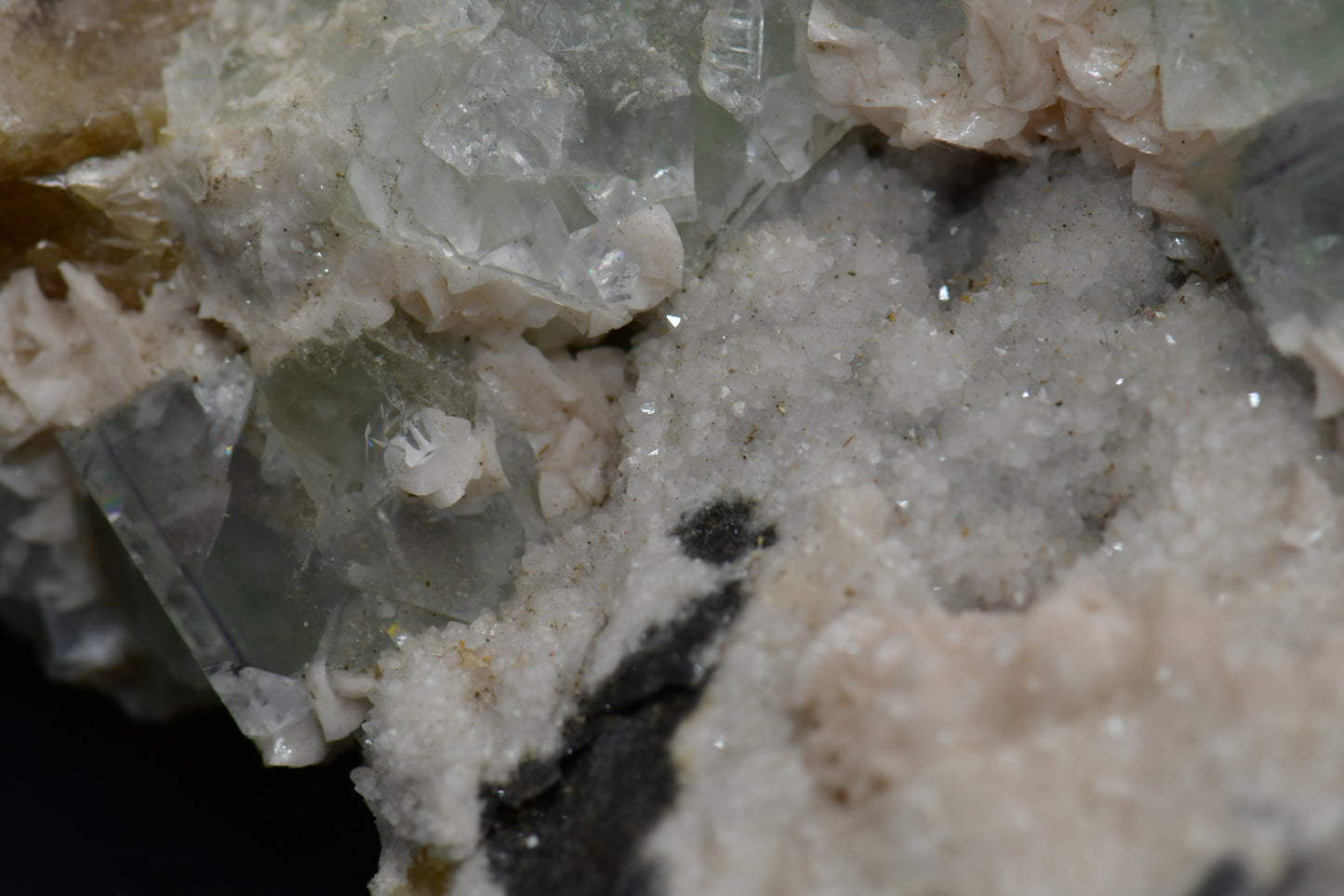 FLUORITE with SCHEELITE