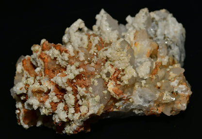 ARAGONITE with QUARTZ and PYRITE