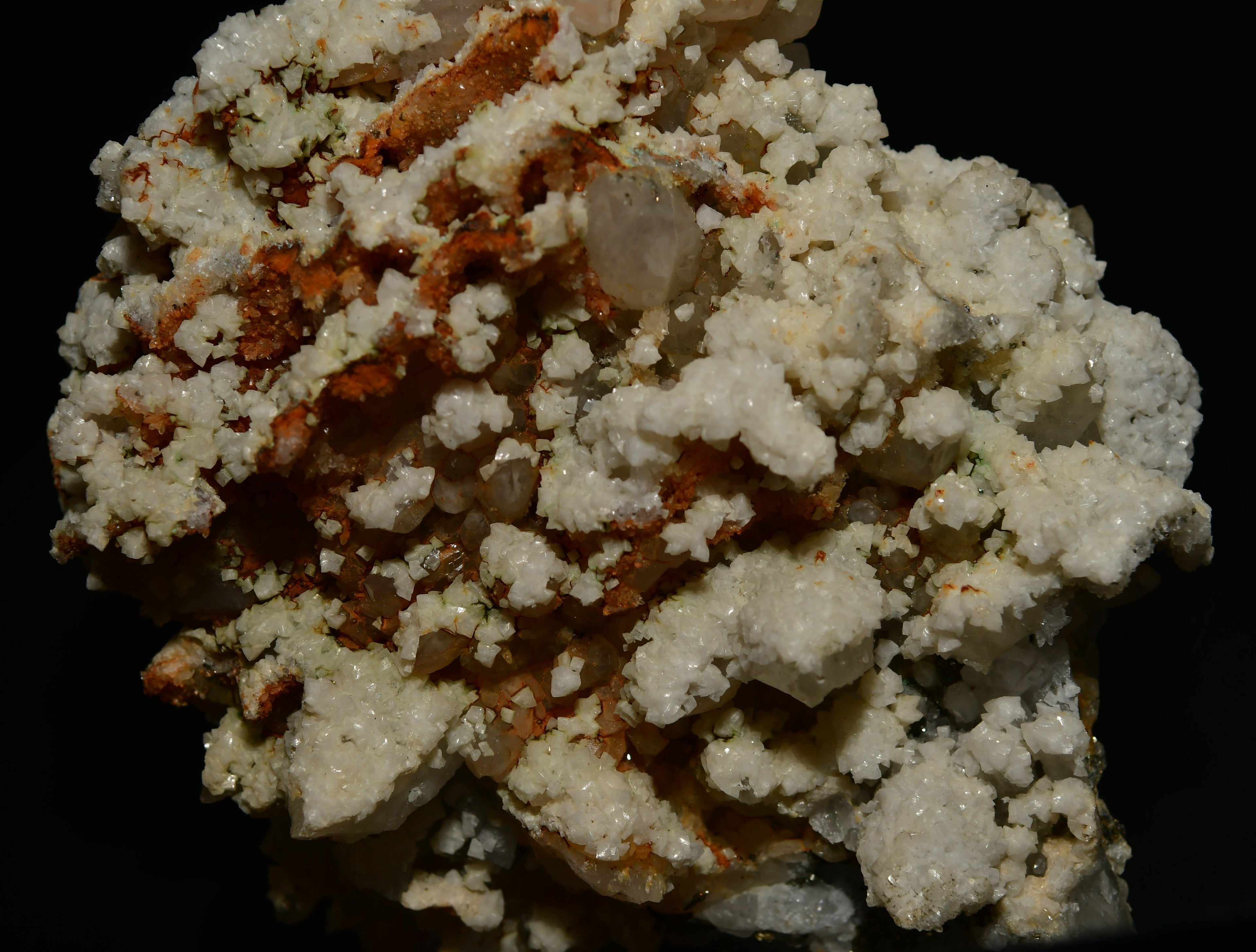 ARAGONITE with QUARTZ, DOLOMITE and PYRITE (large cabinet)