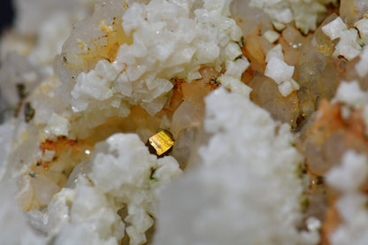 ARAGONITE with QUARTZ and PYRITE