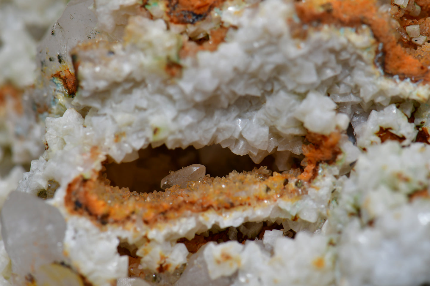 ARAGONITE with QUARTZ and PYRITE