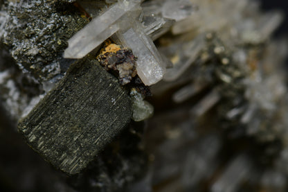 PYRITE on QUARTZ