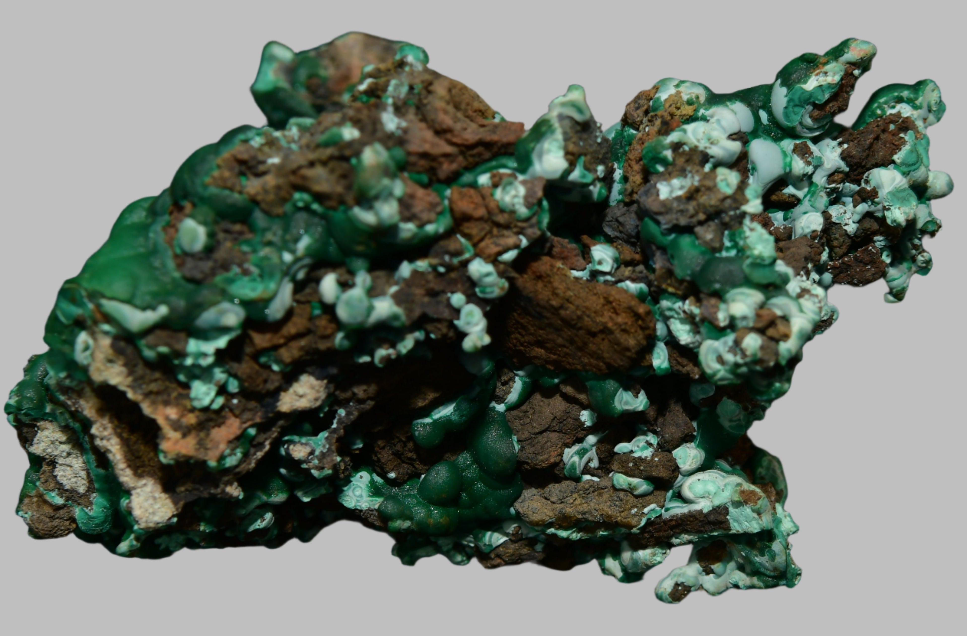 MALACHITE WITH CHRYSOCOLLA (cabinet)