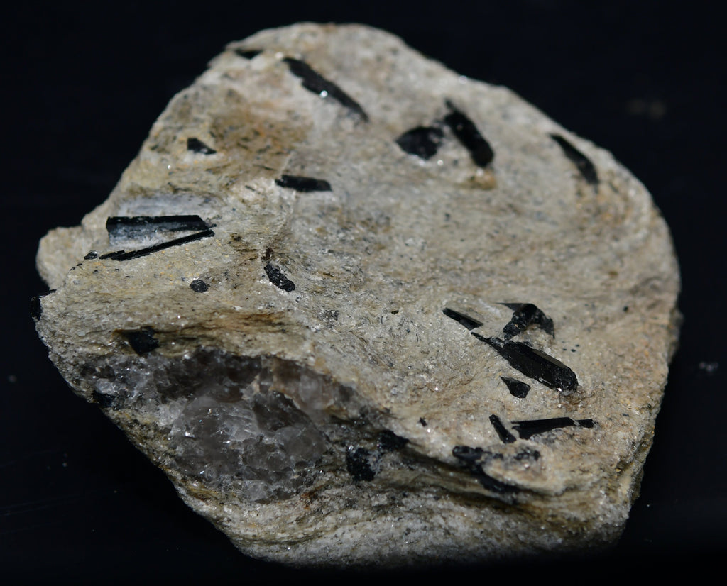 SCHORL on MUSCOVITE (small cabinet)