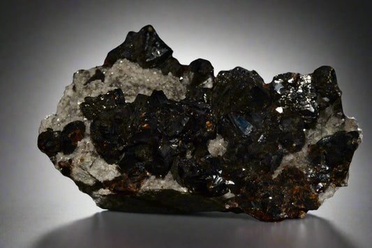 SPHALERITE (RUBY JACK) associated with CALCITE and DOLOMITE (large cabinet)