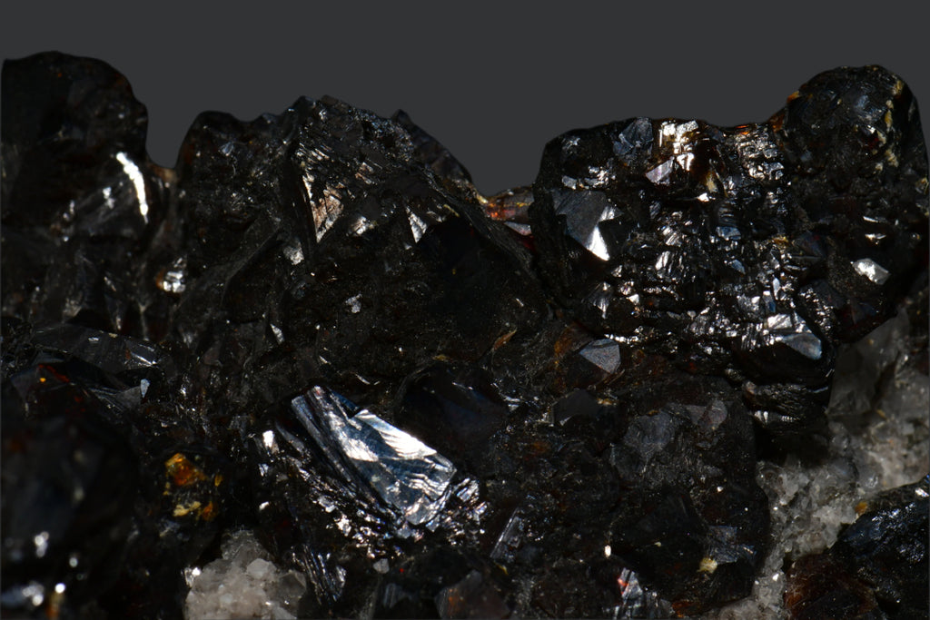 SPHALERITE (RUBY JACK) associated with CALCITE and DOLOMITE (large cabinet)