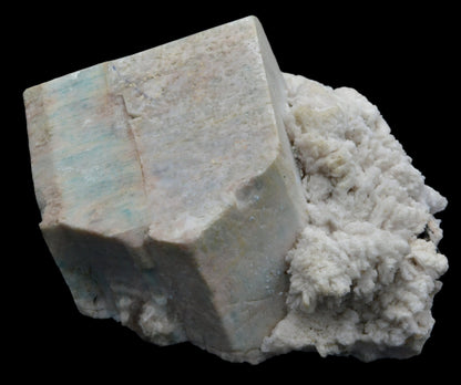 AMAZONITE ON ALBITE