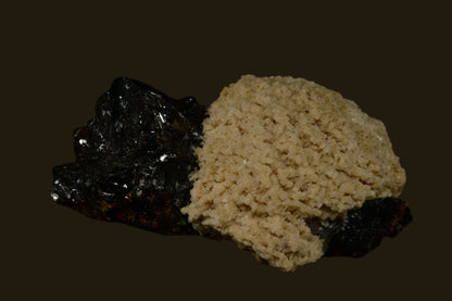 SPHALERITE and CALCITE COMBO (choc-vanilla)