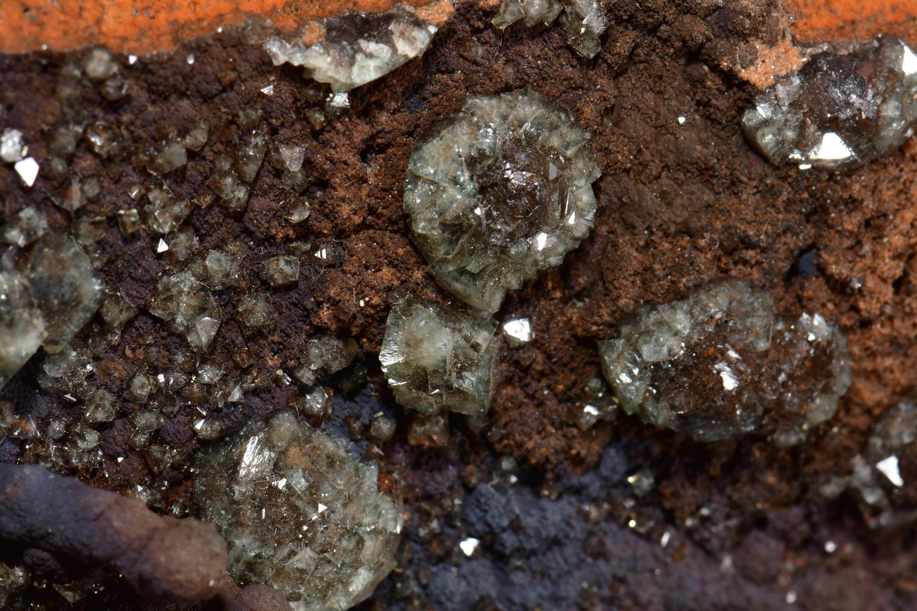 ADAMITE on LIMONITE (large cabinet)