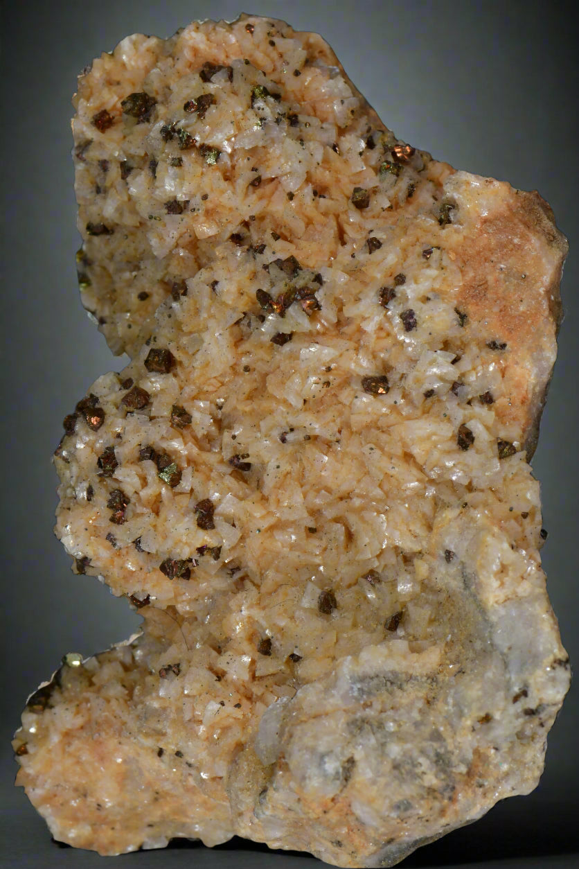 CALCITE with PYRITE (small cabinet)