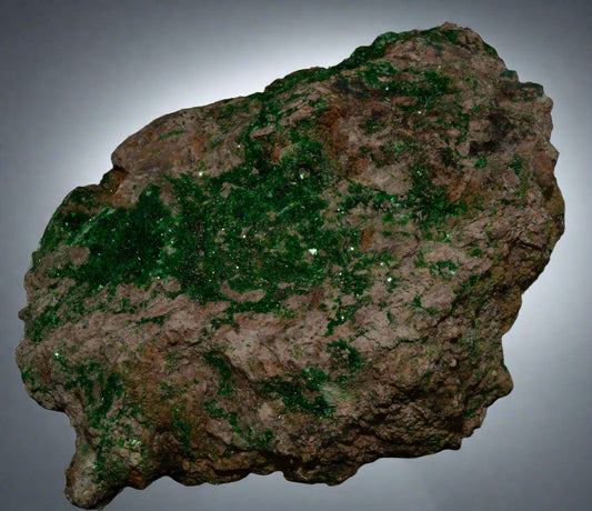 TORBERNITE (CHALCOLITE) (large cabinet)