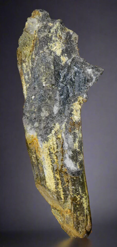 Sphalerite on Galena specimen from classic locality, showcasing metallic luster and earthy matrix