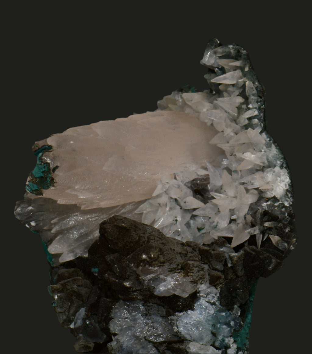 CALCITE (PINK DOG TOOTH) (small cabinet)