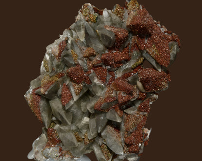 CALCITE with CHALCOPYRITE