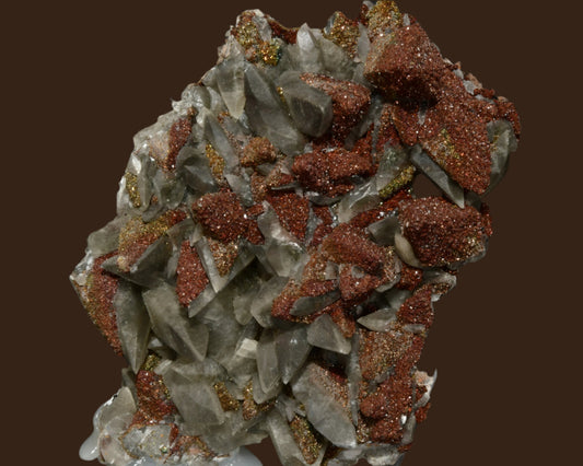 CALCITE with CHALCOPYRITE