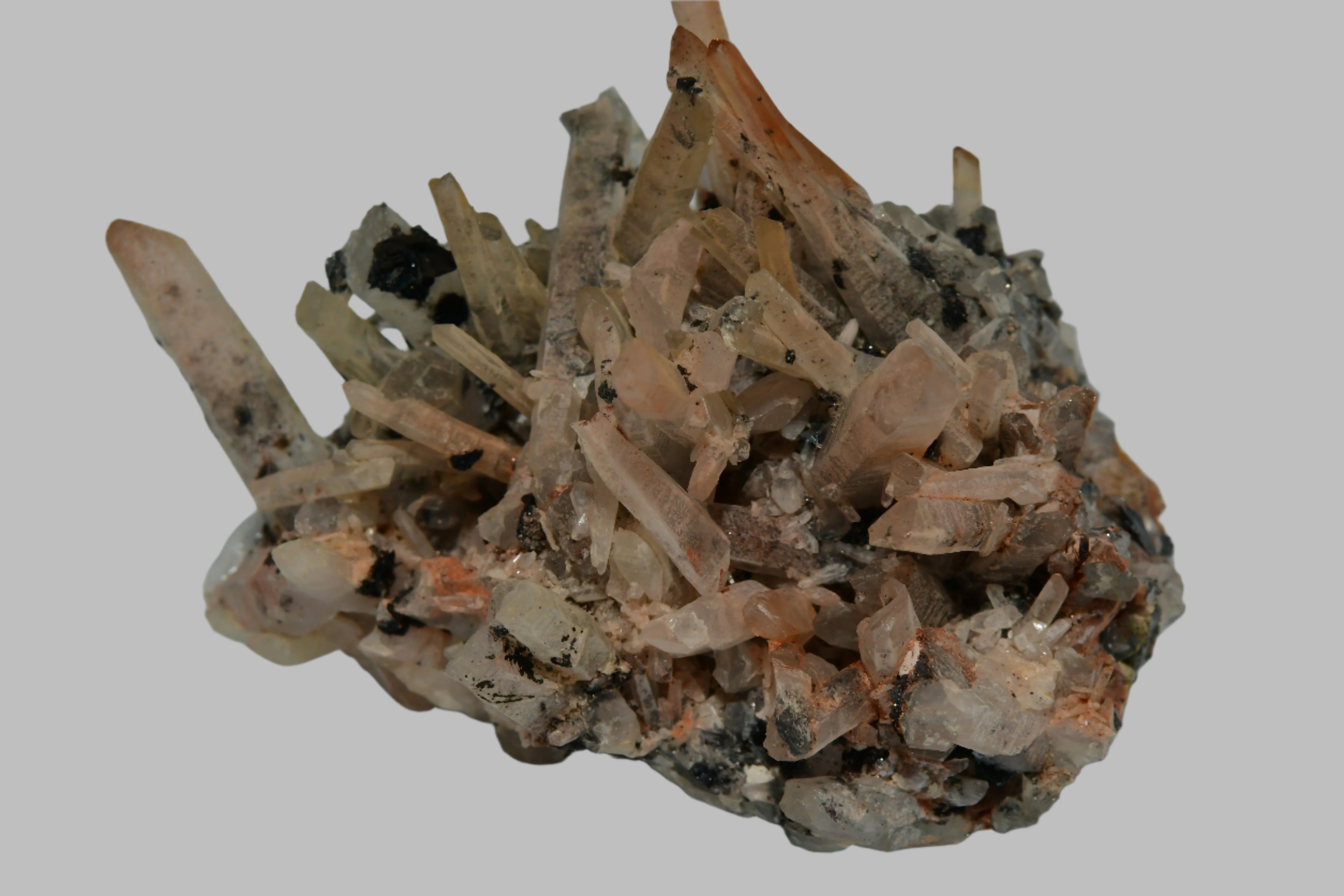 QUARTZ CLUSTER WITH BIOTITE (cabinet)