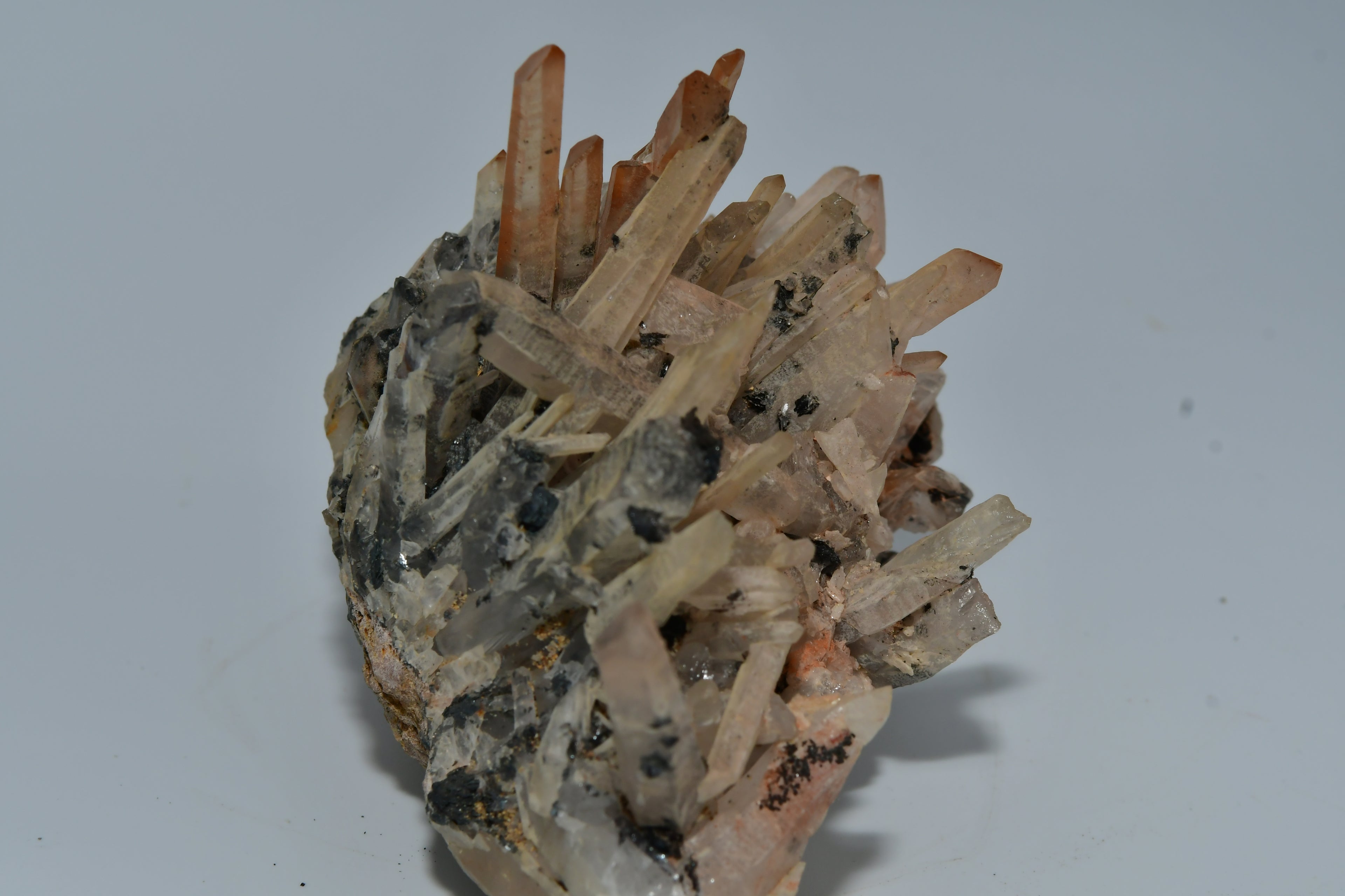 QUARTZ CLUSTER WITH BIOTITE (cabinet)