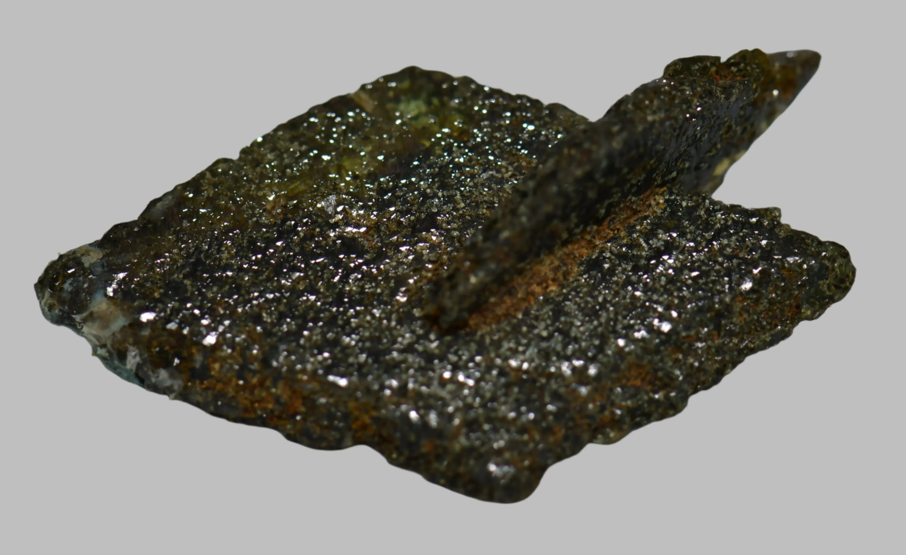 Pyrite crystal specimen with metallic luster and natural formation, ideal for mineral collectors