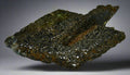 Chlorite on Quartz specimen from Australia, green-black mineral matrix with sparkling crystals