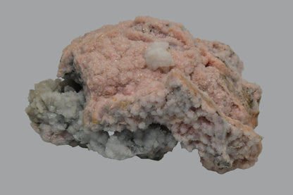 RHODOCHROSITE associated with PYRITE