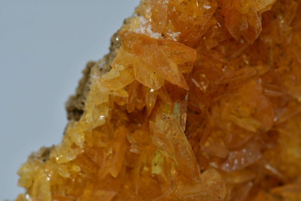 Wulfenite mineral specimen with vibrant orange crystals, classic locality specimen for collectors