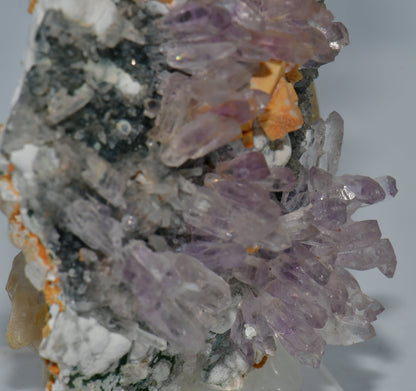 AMETHYST, CALCITE, QUARTZ, COPPER MINERALS