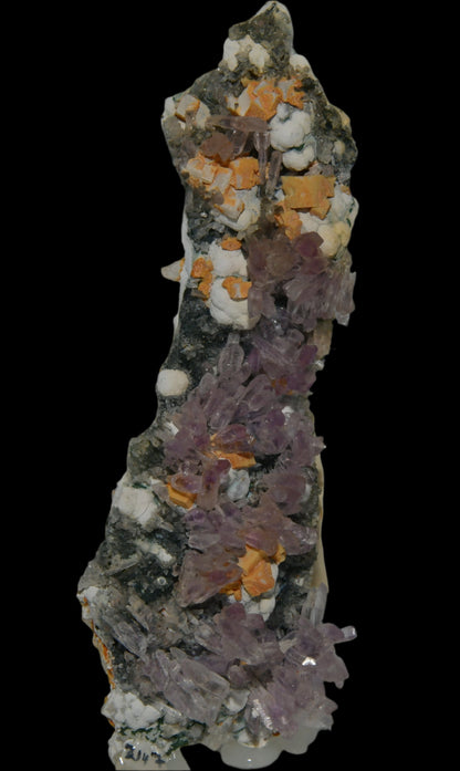 AMETHYST, CALCITE, QUARTZ, COPPER MINERALS