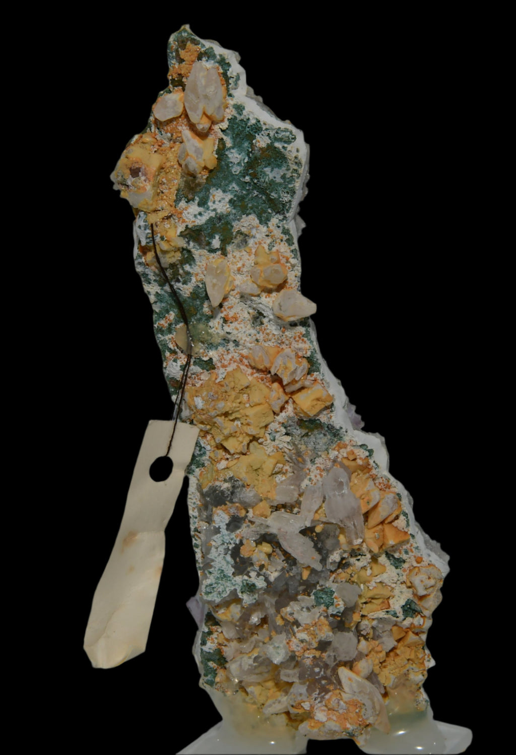 AMETHYST, CALCITE, QUARTZ, COPPER MINERALS (cabinet)