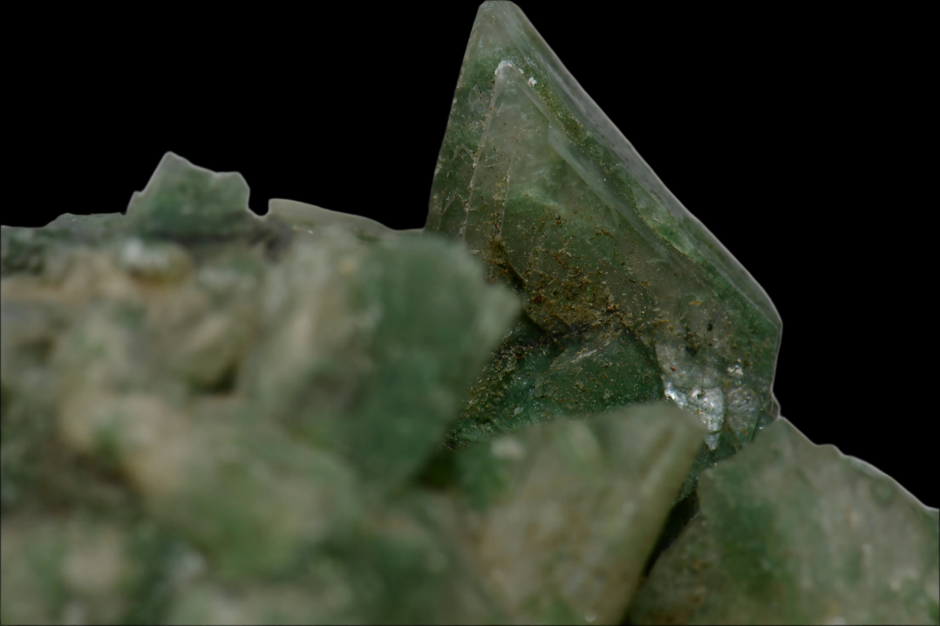 HEULANDITE (GREEN), AURANGABAD INDIA (cabinet)