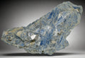 Kyanite crystal specimen with blue striations and metallic inclusions, classic mineral collectible