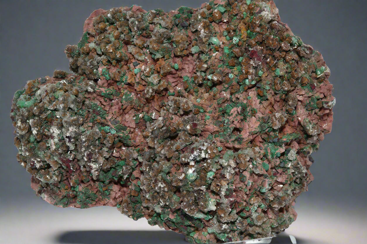 CHALCOPHYLLITE, MALACHITE, CUPRITE   LARGE CABINET