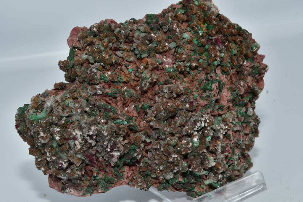 CHALCOPHYLLITE, MALACHITE, CUPRITE   LARGE CABINET