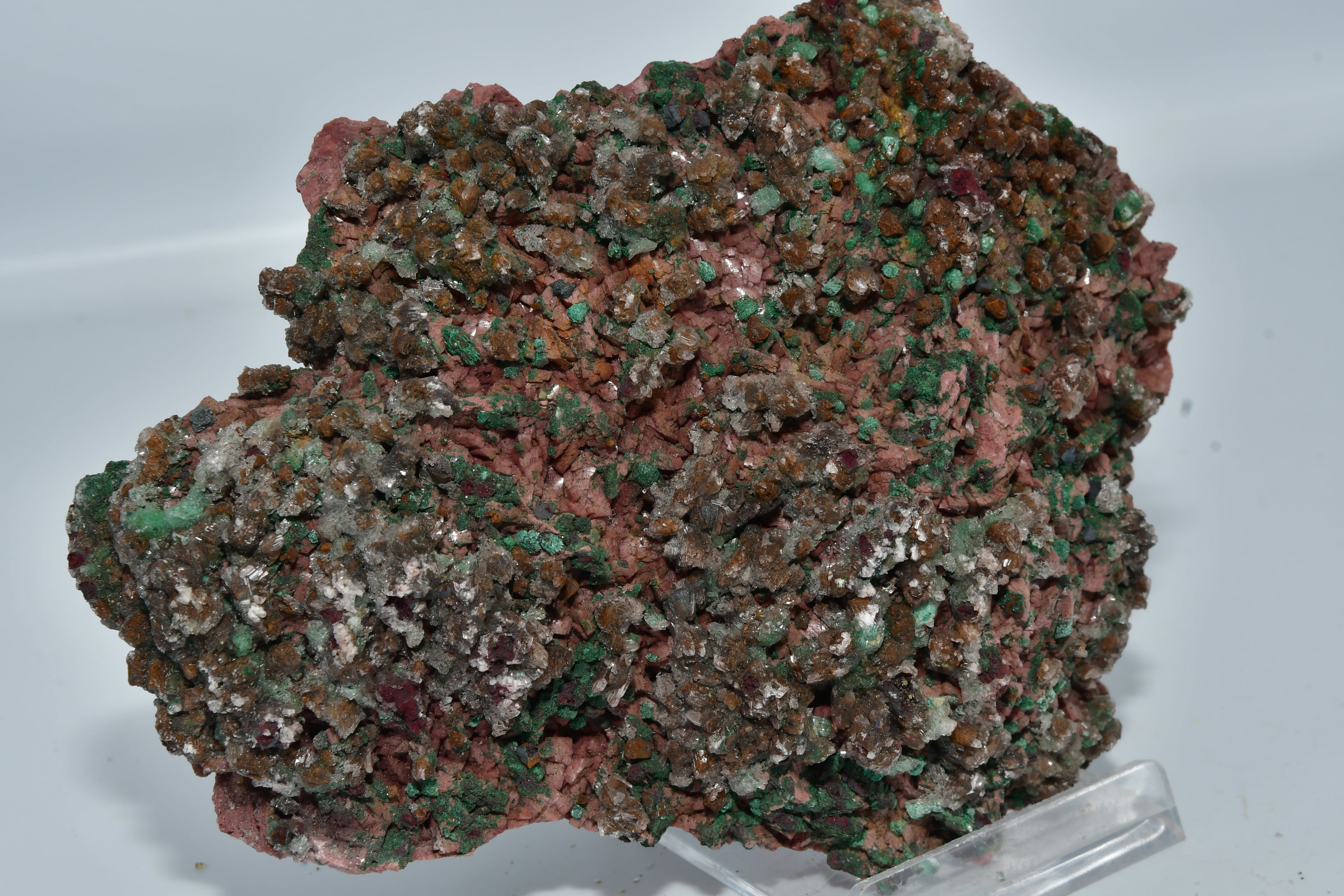 CHALCOPHYLLITE, MALACHITE, CUPRITE   LARGE CABINET