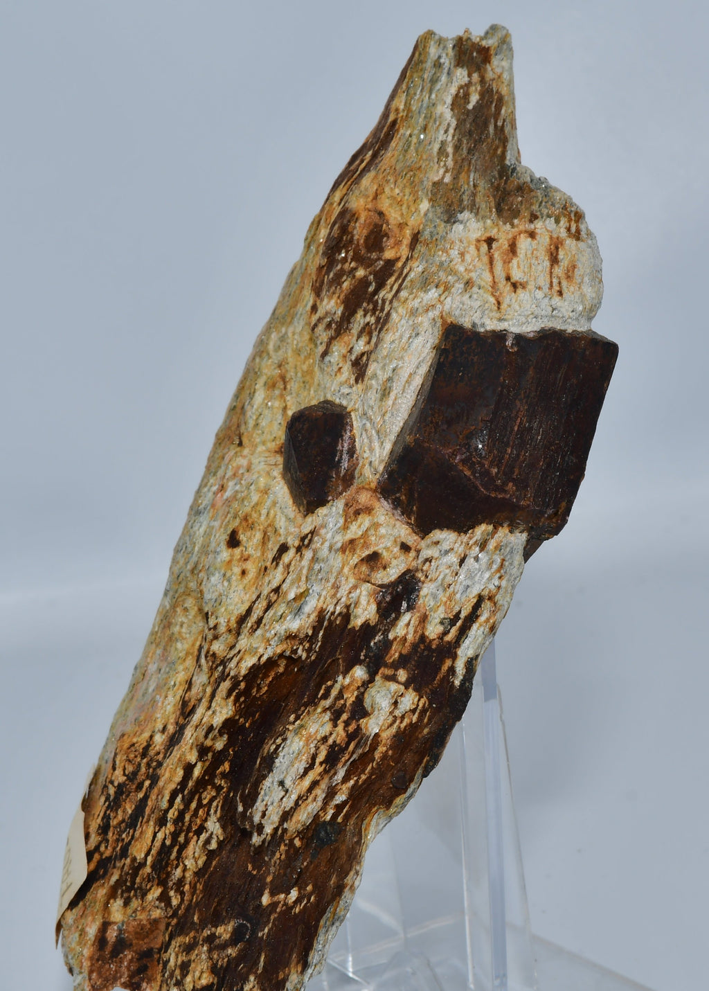 GARNET (SPESSARTINE) (large cabinet, 5 crystals)