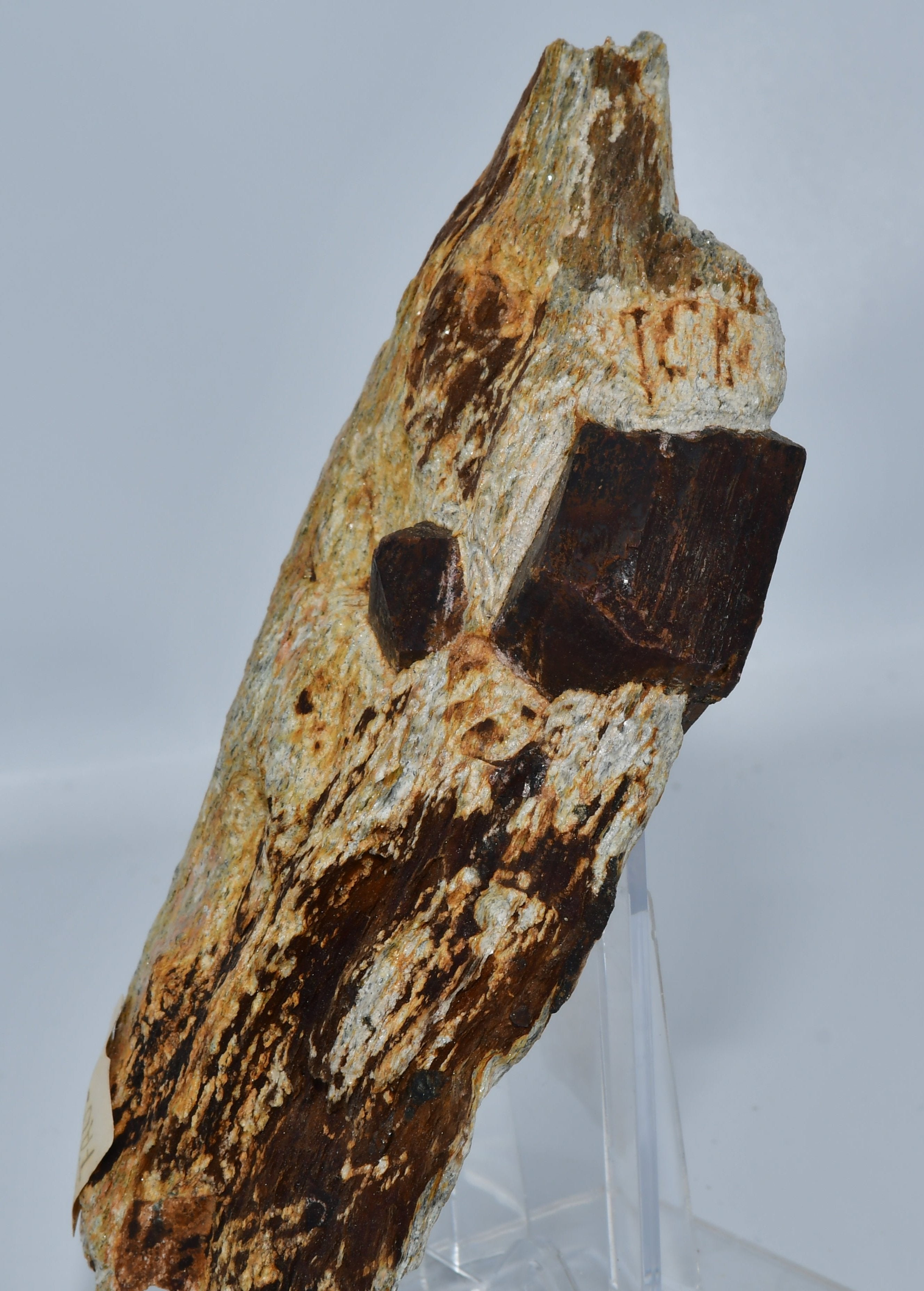 GARNET (SPESSARTINE) (large cabinet, 5 crystals)