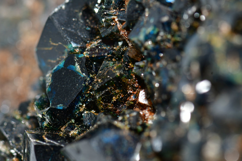 CASSITERITE and FLOURITE (large cabinet)